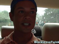 Stud rides black cocks