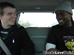 Gay teen rides black cock
