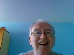 grandpa cum on webcam