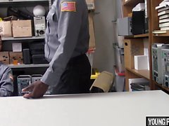 YoungPerps - Security Guard Fucks Another Guard In The Ass In Order To Keep Him Quiet