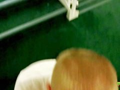 Blonde Twink Sucks Massive Cock In Public Stairwell - yuckboyslive