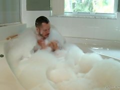 Extra Big Dicks Releasing Pressure In The Bath