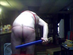 PK's sissy Whipping Boy takes 100 Birthday Spanks for Her