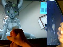 Furry Live Cum Tribute (Second Life)