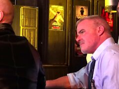 Cops raid a daddy bar for an orgy - Part 1