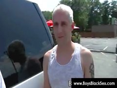 Blacks Thugs Breaking Down Sissy White Boys Hard 19