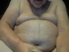 Chubby Uncut Grandpa Wanking