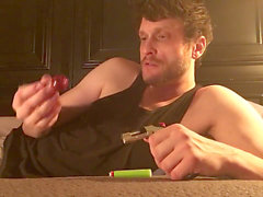 Attemping continuous hammers off meth man-meat while watching a Kevin Brandt porno