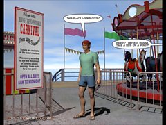 CHARLIE AT THE CARNIVAL: 3D Gay Cartoon Anime Hentai Comics