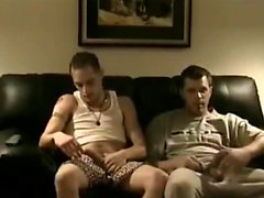 Straight Stud Watching Porn and Gets His First Gay Experienc