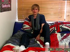 Hot twink scene Brent Daley is a uber-cute blondie emo stud