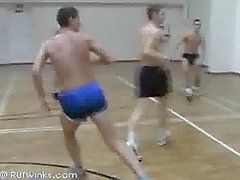 Basket Ball team show off their cocks