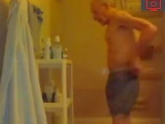 grandpa in the shower