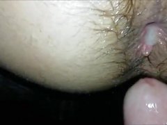 Close-Up Of My Hairy Cumhole Being Barefucked And Bred