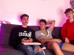 Group sex orgy of gays sucking dicks and loving