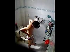 Boy in bath room