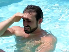 DylanLucas Hot Daddy Eats Young Ass in The Pool