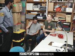 YoungPerps - Security Sticks His BBC Inside Two Young Perps