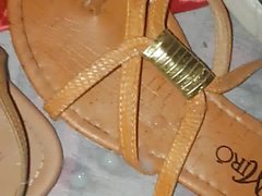 cum on my cousin sandal and vans