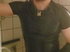 Danish Guy - Rubbercub wanking in shower