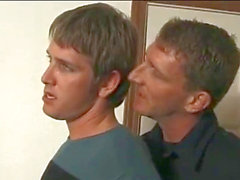 two smooching masculine cops sucking dick and penetrating tight ass before cumming