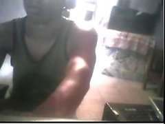 Straight guys feet on webcam #90