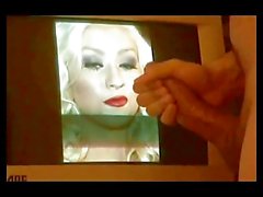 Christina Aguilera Cum Glazing Cumpilation