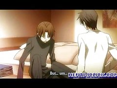 Anime gay kissing n having hot sex