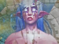 12 spurts of cum for Shienna (WoW tribute)
