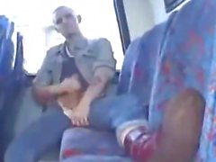Skinhead Teasing on a Bus.