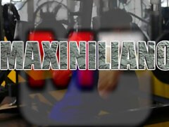 Latinos Xeus Rodriguez and Maxiniliano anal breed in gym