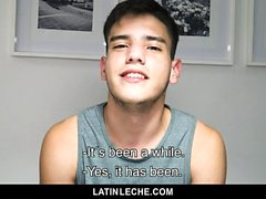 LatinLeche - Raw Anal Gang Bang For Cute Latino Boy