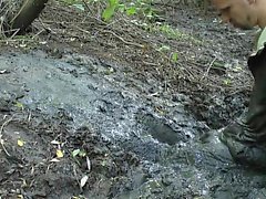 Idiot and mudding in might rivermud