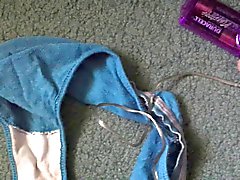 Dumping my Load in Wife's Dirty Panties