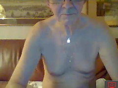 hot grandpa jerking off on cam