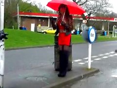 Mandy Smoking Service Station Hooker