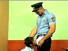 Cute though very bad boy fucked by brutal gay cop