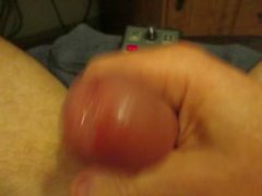 Messy leaking precum and electro stim cumshot tribute to sexy qkrrms1004
