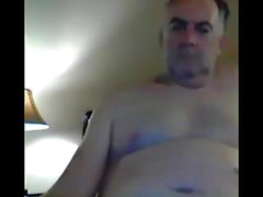 grandpa cum on webcam