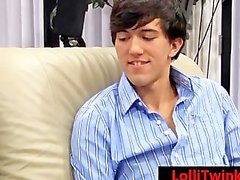 Two hot teen twinks making out on bed part3