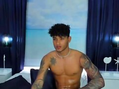 Hot gay twink dick masturbation video