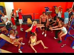 Bisexual Orgy at the Gym part 1