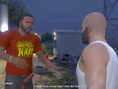 Let's play Grand Theft Auto V male naked mods with English subtitles
