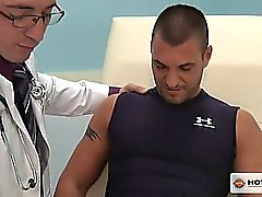 Parker Wright gets Dr Jimmy Durano get check out his cock