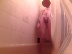 Modus erecuts: taking shower, shaving dick