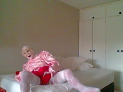 Pink Satin Sissy