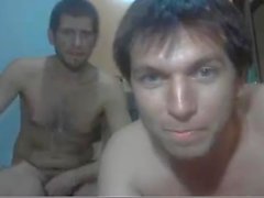 two hot not brothers playing with their cocks