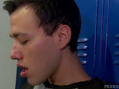 Cock Virgins Blake Stone Blows 3 Twinks In Locker Room