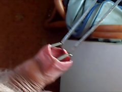 Cock with barbecue tongs - three videos