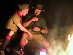 ScoutBoys DILF troop lead Adam Snow plows twink scout hole